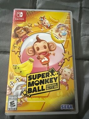 Nintendo Super Monkey Ball Banana Blitz HD - Yellow Pink Characters